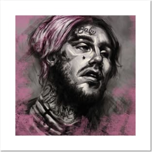 Lil Peep Portrait Posters and Art